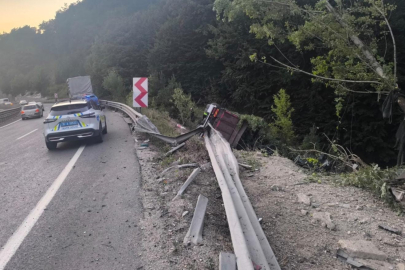 İnegöl’de kamyon kazası: 3 yaralı!