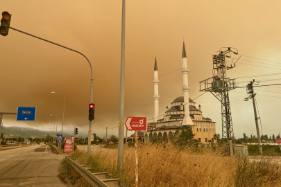 Bursa'da gökyüzünü kaplayan duman panik yarattı