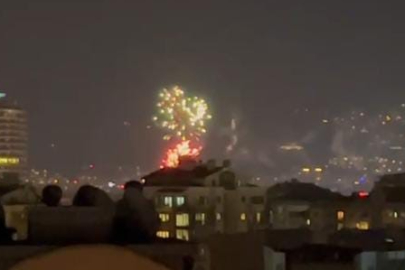 Bursa'da yasağa rağmen havai fişek patlattılar!