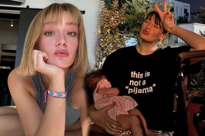 Gizem Karaca kızı Leyla Yaz ile ilk pozunu paylaştı