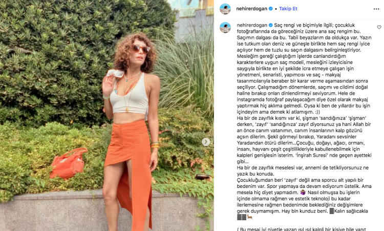 Nehir Erdoğan “Yaşlanmışsın” yorumlarına yanıt verdi!-Bursa Hayat Gazetesi-4