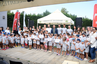 Osmangazi Belediyesi’nin düzenlediği yüzme kurslarında kapanış!