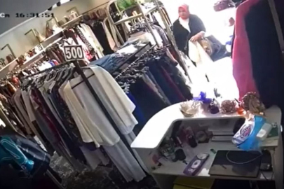 Bursa'da her şey 10 saniyede olup biterken kameralar kaydetti