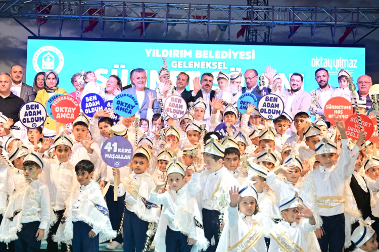 Yıldırım'da 600 çocuğa unutulmaz sünnet şöleni - Bursa Hayat Gazetesi-2