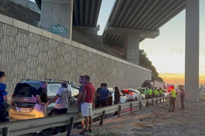 Bursa’da feci zincirleme kaza: 1 yaralı!