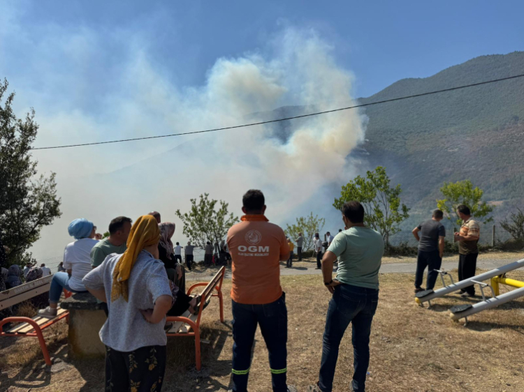 Bartın Ulus’taki orman yangınına müdahale sürüyor-bursa hayat 2