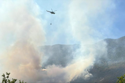 Bartın Ulus’taki orman yangınına müdahale sürüyor