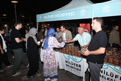 Nilüfer’de paylaşma ve birlik ruhu kandille taçlandı