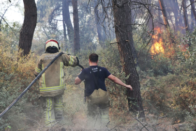 Gündoğdu’daki yangına ekipler seferber oldu!