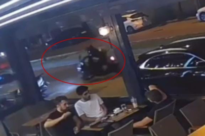 Bursa’da motosiklet kazası kamerada!