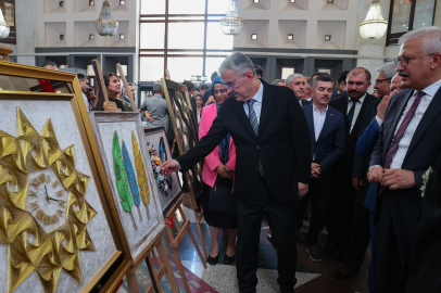 Bursa’da denetimli serbestlik yükümlülerinden el sanatları sergisi