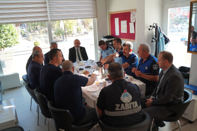 Başkan Aydın’dan zabıta personeline moral desteği