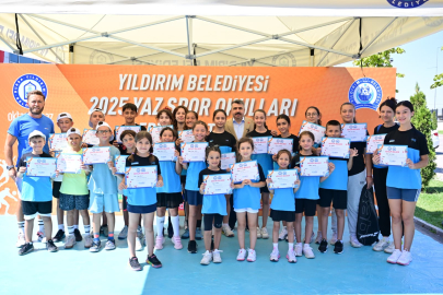 Yıldırım'da 3 ayda 62 binden fazla çocuk sporla buluştu