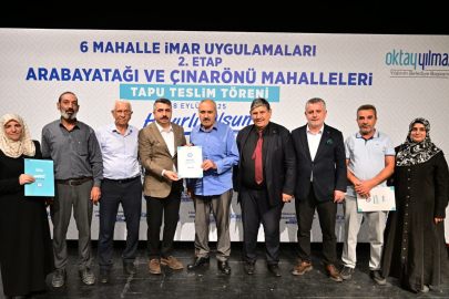 Yıldırım’da hak sahipleri tapularına kavuştu