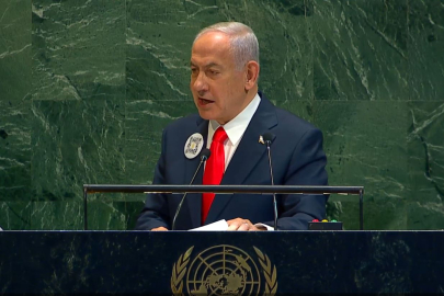 BM'de Netahyahu protestosu: Temsilciler salonu terk etti