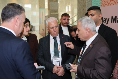 Başkan Bozbey MARUF’25’te Filistinli heyetle buluştu