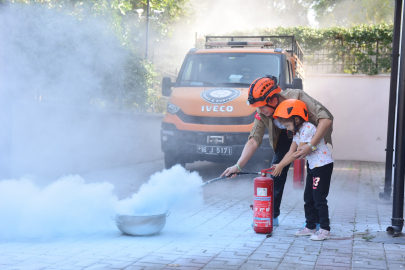 Yıldırım’da miniklere afet ve yangın farkındalık eğitimi
