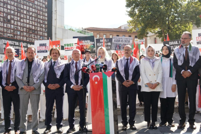 Bursa "Gazze’nin sessiz çığlığına" ses oldu