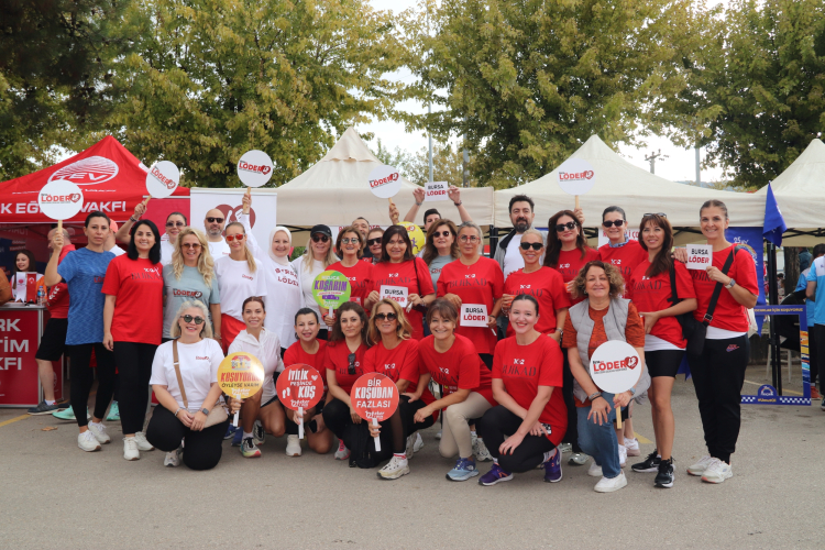 BUİKAD’dan LÖDER’e anlamlı destek! Sağlık ve dayanışma için koştular - Bursa Hayat Gazetesi-3
