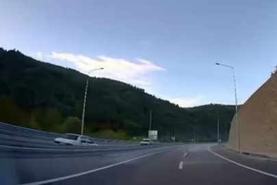 Bursa’da tehlikeli anlar: Tünel çıkışında ters yöne girdi!