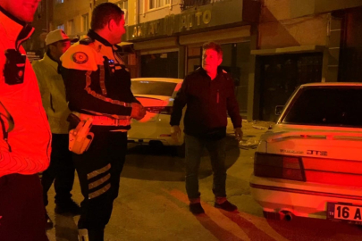 Bursa’da alkollü sürücü 1989 model aracına methiyeler düzdü
