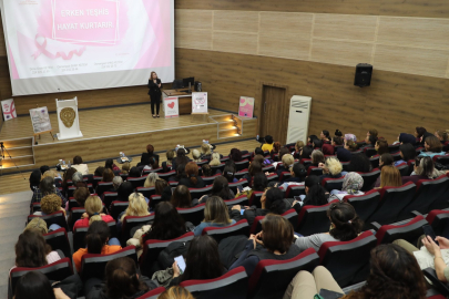 Bursa Emniyeti’nden kadın personele meme kanseri farkındalık semineri