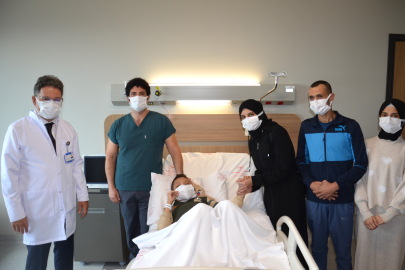 Bursa’da babasının bağışıyla hayata tutundu