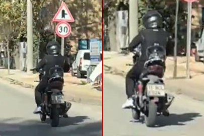 Bursa’da tehlikeli yolculuk! Kırmızı ışıkta geçip makas attı