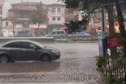 Bursa’da yağmur yüzleri güldürdü!