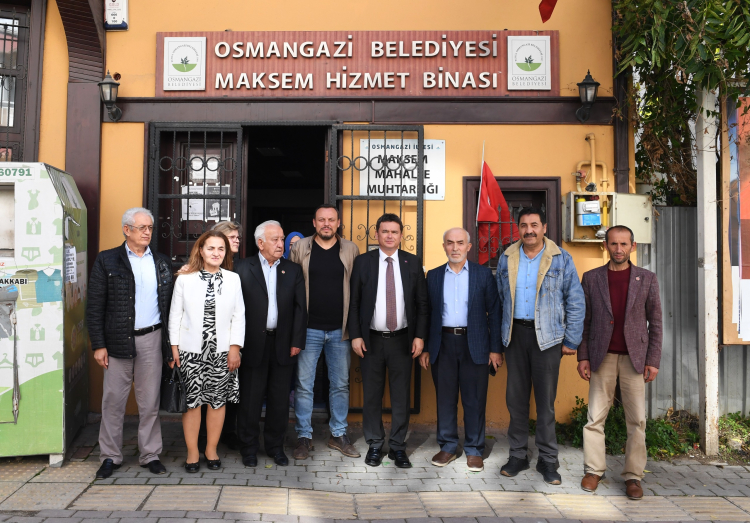Maksem Mahallesi’ni ziyaret eden Başkan Erkan Aydın talepleri dinledi - Bursa Hayat Gazetesi-3