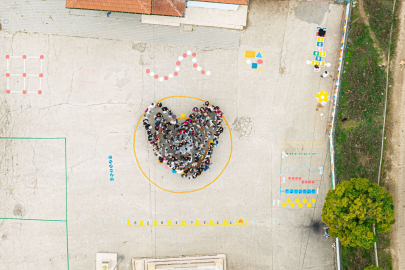 “Renklerle Umut” projesi Orhaneli’de çocuklara ilham oldu