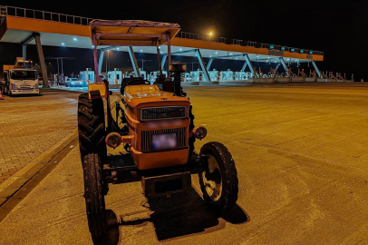 Bursa’da otoyoldaki traktör ekipleri harekete geçirdi