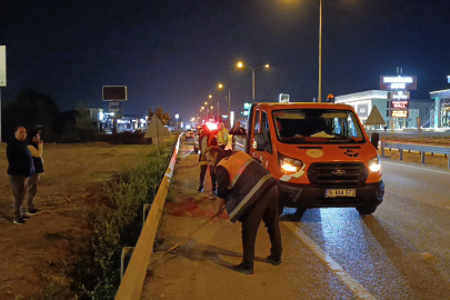 Bursa-Ankara karayolunda feci kaza! Motosikletler birbirine girdi