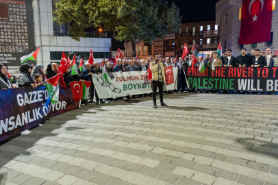 Bursa’da Filistin için birlik ve direniş mesajı verildi
