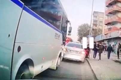 Bursa’da yol verme tartışması! İşçiyi yolda indirdi