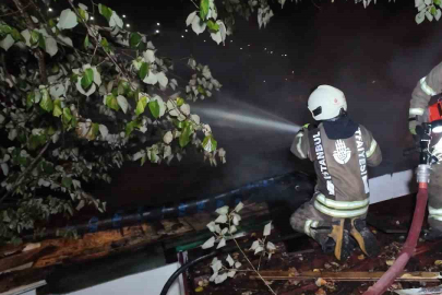 Beykoz’da şömine faciası! Alevler restoranı küle çevirdi
