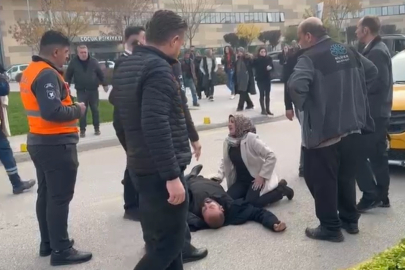 Bursa Şehir Hastanesi önünde tedirgin anlar: Eşi çaresizce yardım bekledi