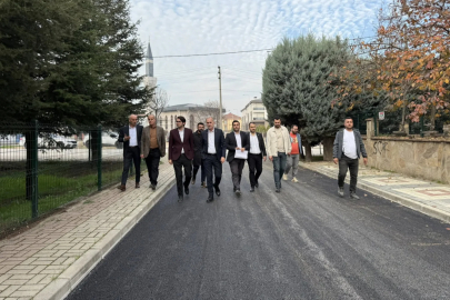 İnegöl'de 3 mahallede asfalt çalışması: Başkan Taban'dan yerinde inceleme