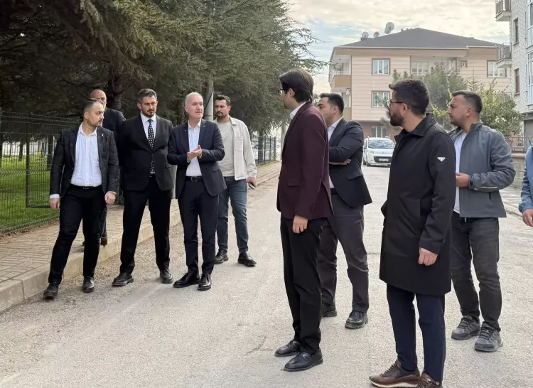 İnegöl'de 3 mahallede asfalt çalışması: Başkan Taban'dan yerinde inceleme - Bursa Hayat Gazetesi-2