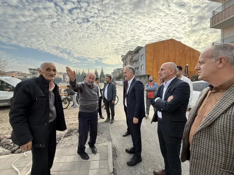 İnegöl'de 3 mahallede asfalt çalışması: Başkan Taban'dan yerinde inceleme - Bursa Hayat Gazetesi-3