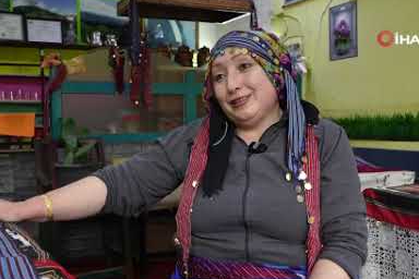 Tatil için geldiği yaylada çay ocağı açtı