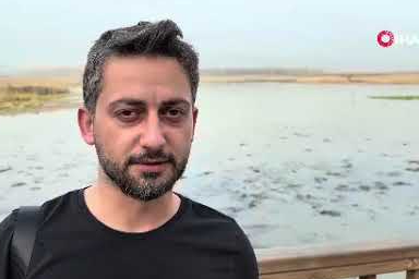 Sapanca Gölü’nden sonra bir korkutan görüntü de Efteni Gölü’nde oluştu