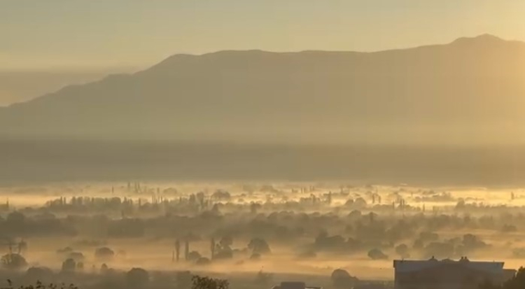 Bursa'da kartpostallık manzara: Yoğun sis güneşi sakladı!-Bursa Hayat Gazetesi-2