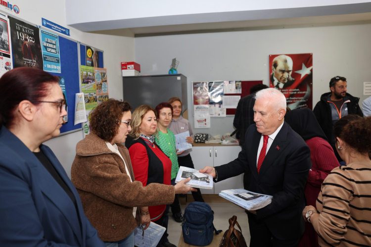 Başkan Bozbey’den 24 Kasım’da Öğretmenlere sürpriz ziyaret - Bursa Hayat Gazetesi-4
