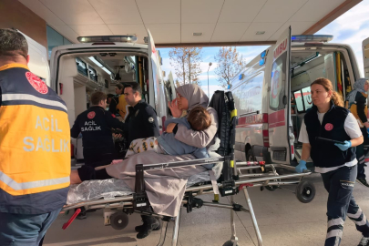 İnegöl’de 3. kattan düşen 2 yaşındaki çocuk yaralandı