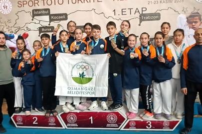 Osmangazi Belediyespor madalyaları topladı!