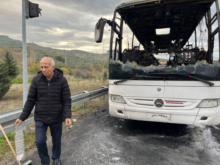 Bursa'da öğrenci otobüsü küle döndü!-Bursa Hayat Gazetesi-3