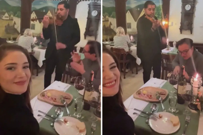 Fazıl Say restoranda canlı müziğe ritmiyle eşlik etti