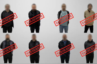 Gürcistan’da yakalanan 8 suçlu Türkiye’ye getirildi