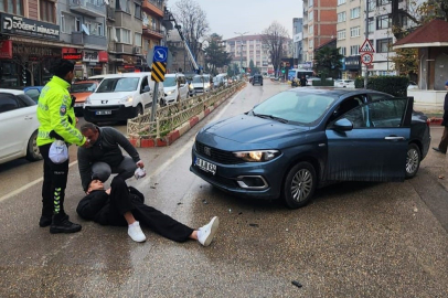 Bursa’da kaza! Motosiklet sürücüsü yaralandı